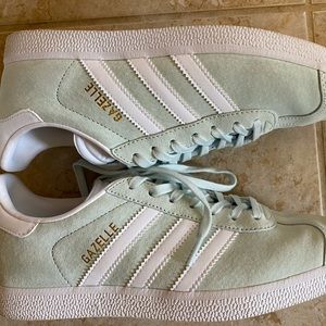 Mint Green Adidas Gazelles